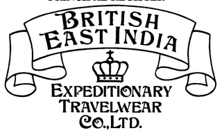 BRITISH EAST INDIA EXPEDITIONARY TRAVELWEAR CO., LTD. logo