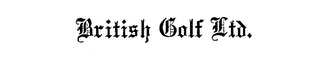 BRITISH GOLF LTD. logo