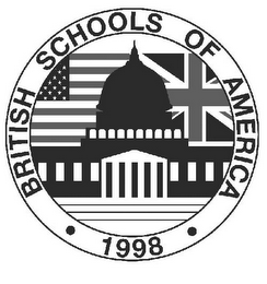 BRITISH SCHOOLS OF AMERICA · 1998 · logo