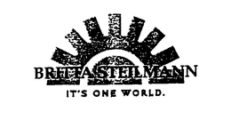 BRITTA STEILMANN IT'S ONE WORLD. logo