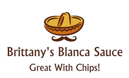 BRITTANY'S BLANCA SAUCE GREAT WITH CHIPS! logo