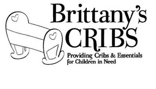 BRITTANY'S CRIBS PROVIDING CRIBS & ESSENTIALS FOR CHILDREN IN NEED logo