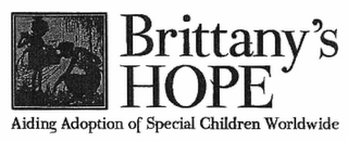 BRITTANY'S HOPE AIDING ADOPTION OF SPECIAL CHILDREN WORLDWIDE logo