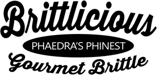 BRITTLICIOUS PHAEDRA'S PHINEST GOURMET BRITTLE logo