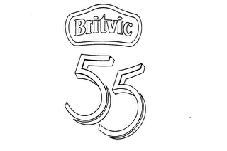 BRITVIC 55 logo