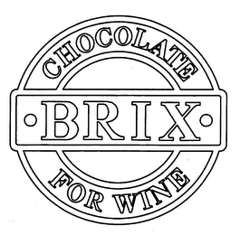 BRIX CHOCOLATE FOR WINE logo