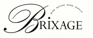 BRIXAGE WINE RATING MADE SIMPLE logo