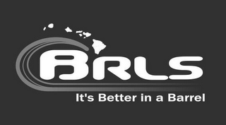 BRLS IT'S BETTER IN A BARREL logo