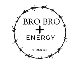 BRO BRO + ENERGY 1 PETER 3:8 logo