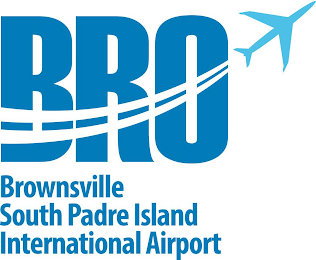 BRO BROWNSVILLE SOUTH PADRE ISLAND INTERNATIONAL AIRPORT logo