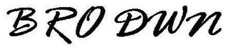 BRO DWN logo