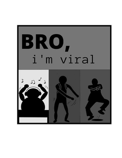 BRO, I'M VIRAL logo