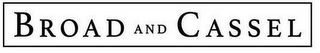 BROAD AND CASSEL logo