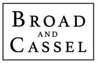 BROAD AND CASSEL logo