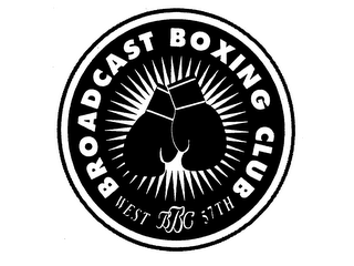 BROADCAST BOXING CLUB WEST BBC 57TH logo
