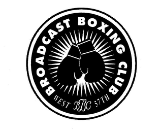 BROADCAST BOXING CLUB WEST BBC 57TH logo