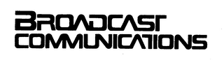 BROADCAST COMMUNICATIONS logo