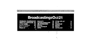 BROADCASTING OCT 21 logo