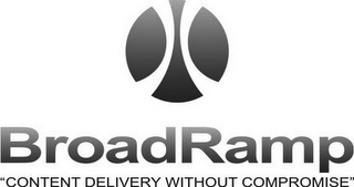 BROADRAMP "CONTENT DELIVERY WITHOUT COMPROMISE" logo
