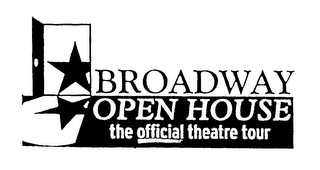 BROADWAY OPEN HOUSE THE OFFICIAL THEATRE TOUR logo