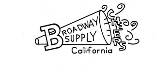 BROADWAY SUPPLY CHEERS CALIFORNIA logo