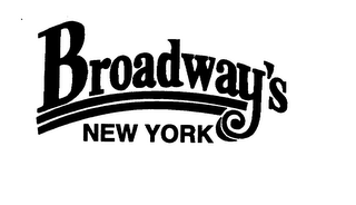 BROADWAY'S NEW YORK logo