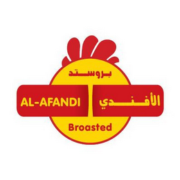 BROASTED AL-AFANDI logo