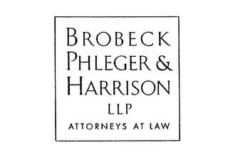 BROBECK, PHLEGER & HARRISON LLP ATTORNEYS AT LAW logo
