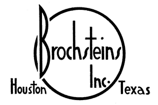 BROCHSTEINS INC. HOUSTON TEXAS logo