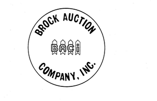 BROCK AUCTION COMPANY, INC. BACI logo