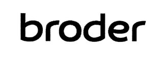 BRODER logo