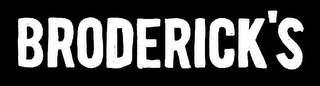 BRODERICK'S logo