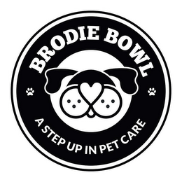 BRODIE BOWL A STEP UP IN PET CARE logo