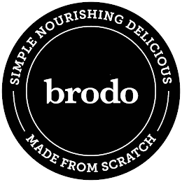 BRODO SIMPLE NOURISHING DELICIOUS MADE FROM SCRATCH logo