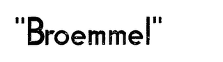 "BROEMMEL" logo