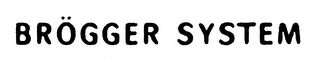 BROGGER SYSTEM logo