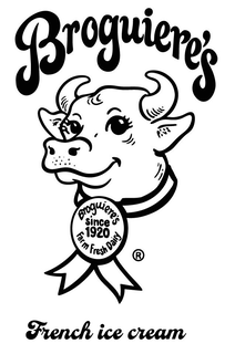 BROGUIERE'S FRENCH ICE CREAM BROGUIERE'S SINCE 1920 FARM FRESH DAIRY logo