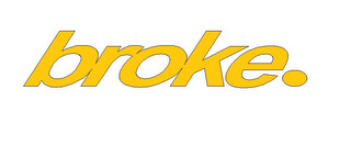 BROKE. logo