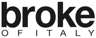 BROKE OF ITALY logo