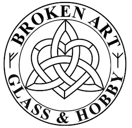 BROKEN ART GLASS & HOBBY logo