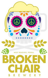 BROKEN CHAIR BREWERY WEST READING, PENNA logo