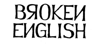 BROKEN ENGLISH logo