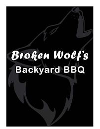BROKEN WOLF'S BACKYARD BBQ logo