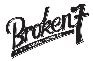BROKEN7 MONTRÉAL BLONDE ALE logo