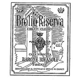 BROLIO CHIANTI CLASSICO RISERVA CASA VINICOLA BARONE ROCASOLI FIRENZE-A TALIA logo
