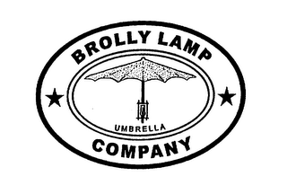 BROLLY LAMP COMPANY UMBRELLA