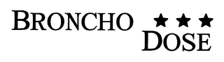 BRONCHO DOSE logo