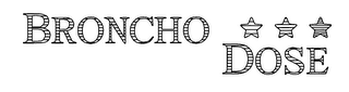BRONCHO DOSE logo