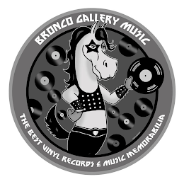 BRONCO GALLERY MUSIC THE BEST VINYL RECORDS & MUSIC MEMORABILIA KRIPTOHEROE logo
