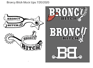 BRONCY, BITCH, BRONCY BITCH, B logo